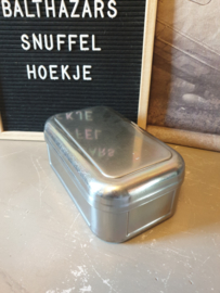 Metalen lunchbox lunchtrommel trommel