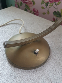 Antieke koperkleurige bureaulamp tafellamp