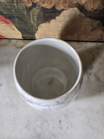 Gemarmerde witte suiker pot Villeroy&boch