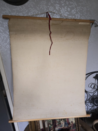 Oude linnen letterkaart