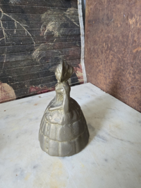 Bronzen tafelbel dame
