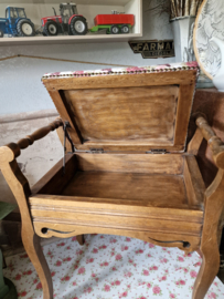 Brocante piano bankje