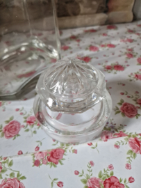 Antiek glazen snoeppot stolppot