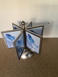zilverkleurig fotocarrousel fotolijstjes