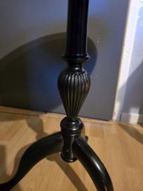 Oud houten bijzet tafeltje floraal decor