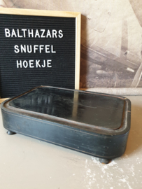 Antiek houten onderbord voor een stolp nr5