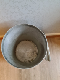 Aluminium bak melkbus met deksel