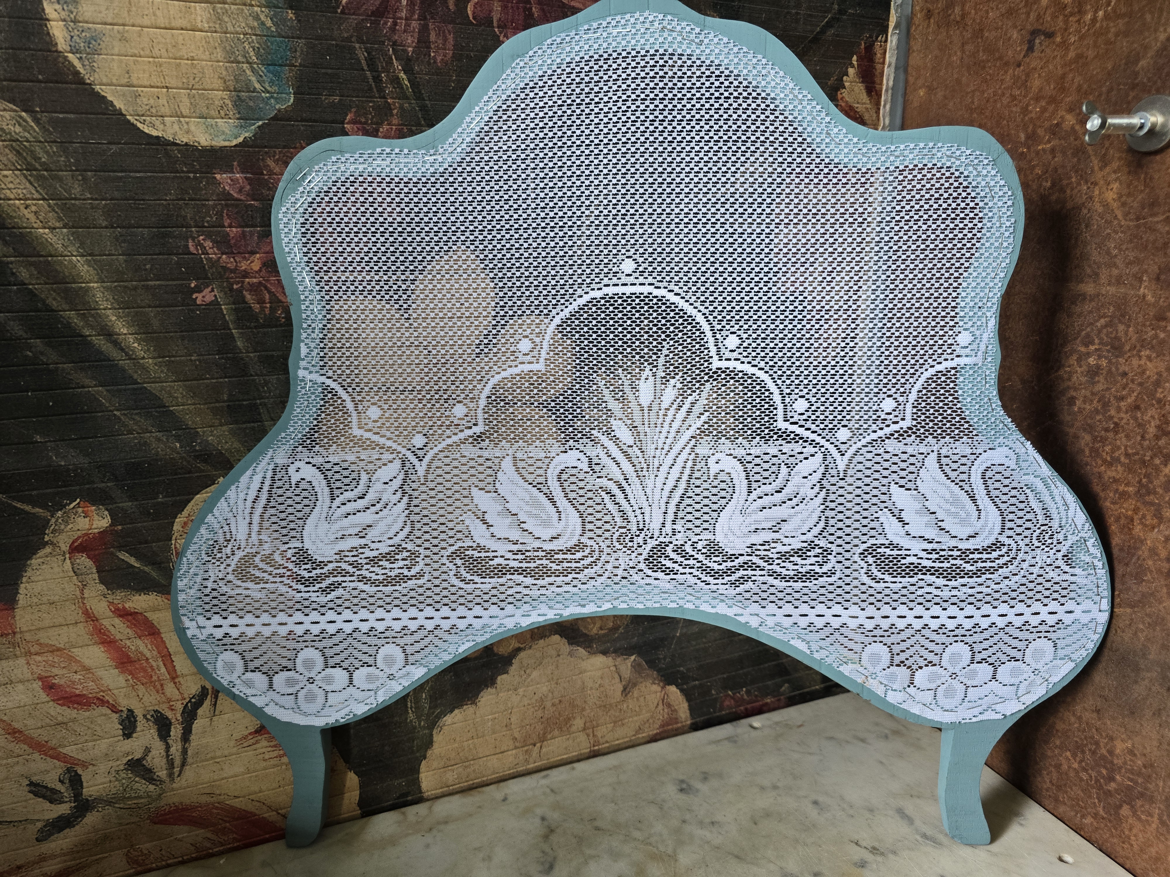 Brocante houten raamhor nr58