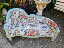 Antiek brocante sofa bankje