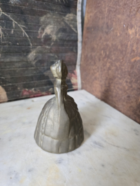 Bronzen tafelbel dame