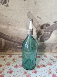 Blauw groen glazen spuitfles nr3