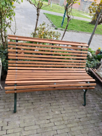 Oude parkbank tuinbank