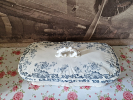 Antiek porseleinen cakedoos Moselle F Winckle&co