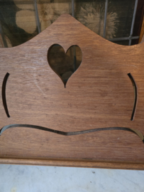 Oude houten boekenstandaard lessenaar