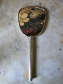 Oude brocante handspiegel