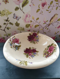 Brocante romantisch engels lampetstel rozen bloemen