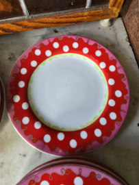Ontbijtbord oilily polkadot servies