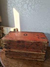 Oud doorleefd houten kistje nr3