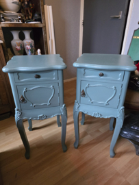 Set brocante nachtkastjes