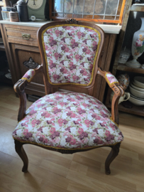 Brocante stoeltje rozen