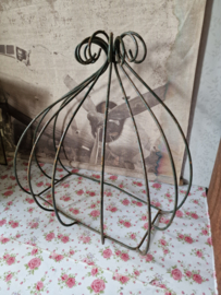 Brocante groene planten hanger ruif