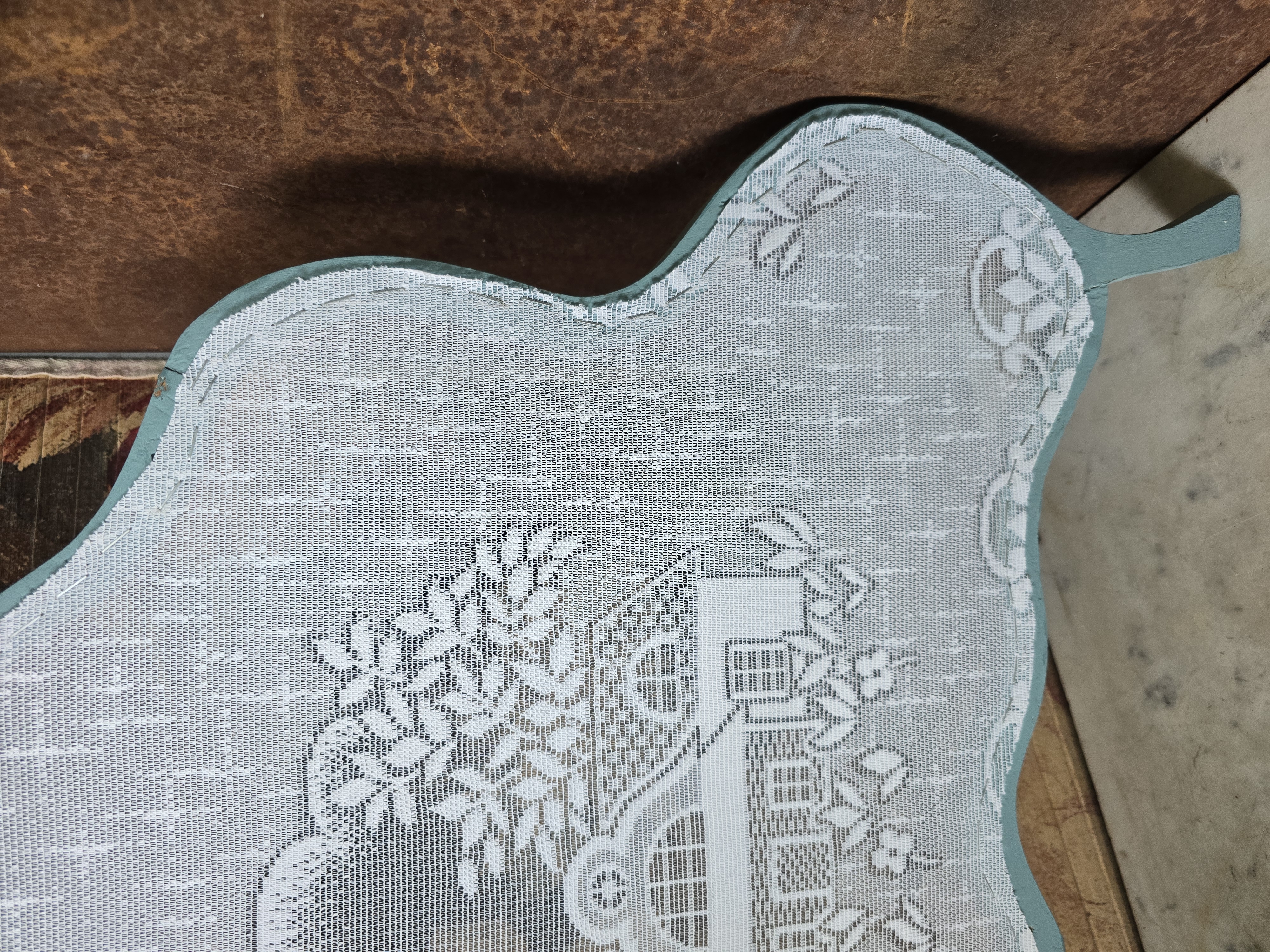 Brocante houten raamhor nr57