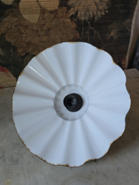 Wit emaille hanglamp