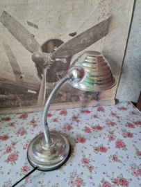 Vintage aluminium bureaulamp