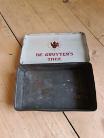 Oud thee blikje de Gruijter