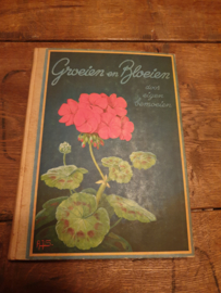 Oud plaatjesalbum groeien en bloeien door eigen bemoeien 1938