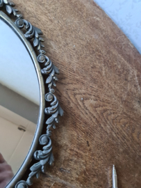 Antiek messing barok spiegel