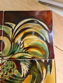 Oud tegeltableau haan pilkington