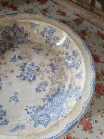 Beboterde schaal frans gien fleurs&papillon