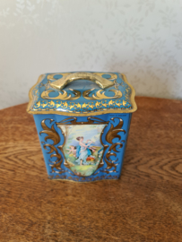 Oud brocante victoriaans blik