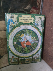 Oud blikken keuken kruidenwijzer