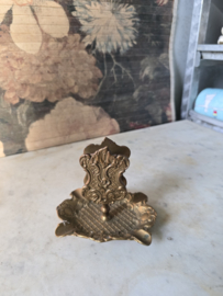 Art nouveau messing asbak luciferhouder