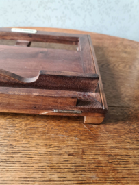 Oude houten book keeper