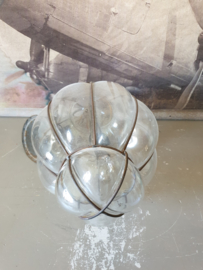 Oud glazen venetiaanse hanglamp