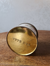 Oud cote d'or blikje paradijsvogel