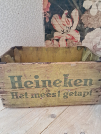 Oud houten krat Heineken