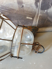 Oud glazen venetiaanse hanglamp
