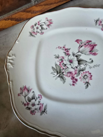 Gebakstel petrus regout&co bloemen