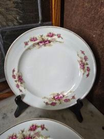 Ontbijtbord dubbel roosje petrus regout&co