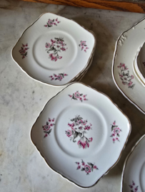 Gebakstel petrus regout&co bloemen