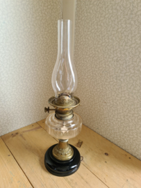 Antiek glazen olielamp nr2