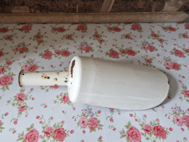 Wit emaille grutters schep nr1