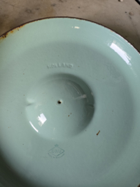 Mintgroen DRU emaille serveerschaal