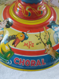 Grote oude blikken bromtol MFZ Choral