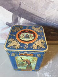 Oud van melle blik pauw