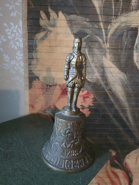 Antiek bronzen tafelbel ridder